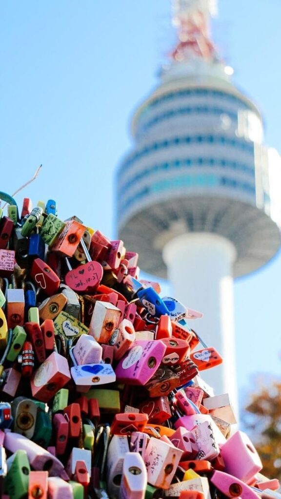 candados de amor Corea